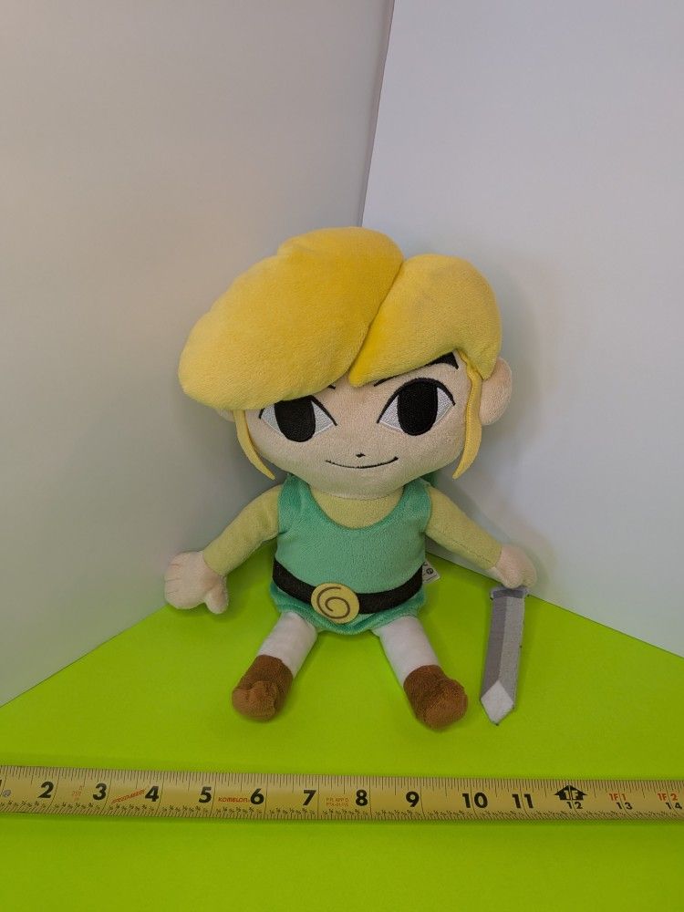 The Legend Of Zelda Link Plush 8" World Of Nintendo 2014 EUC