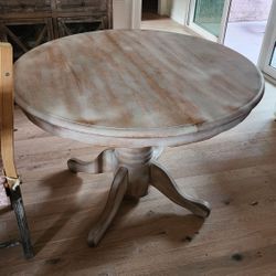 Solid Wood Round Table