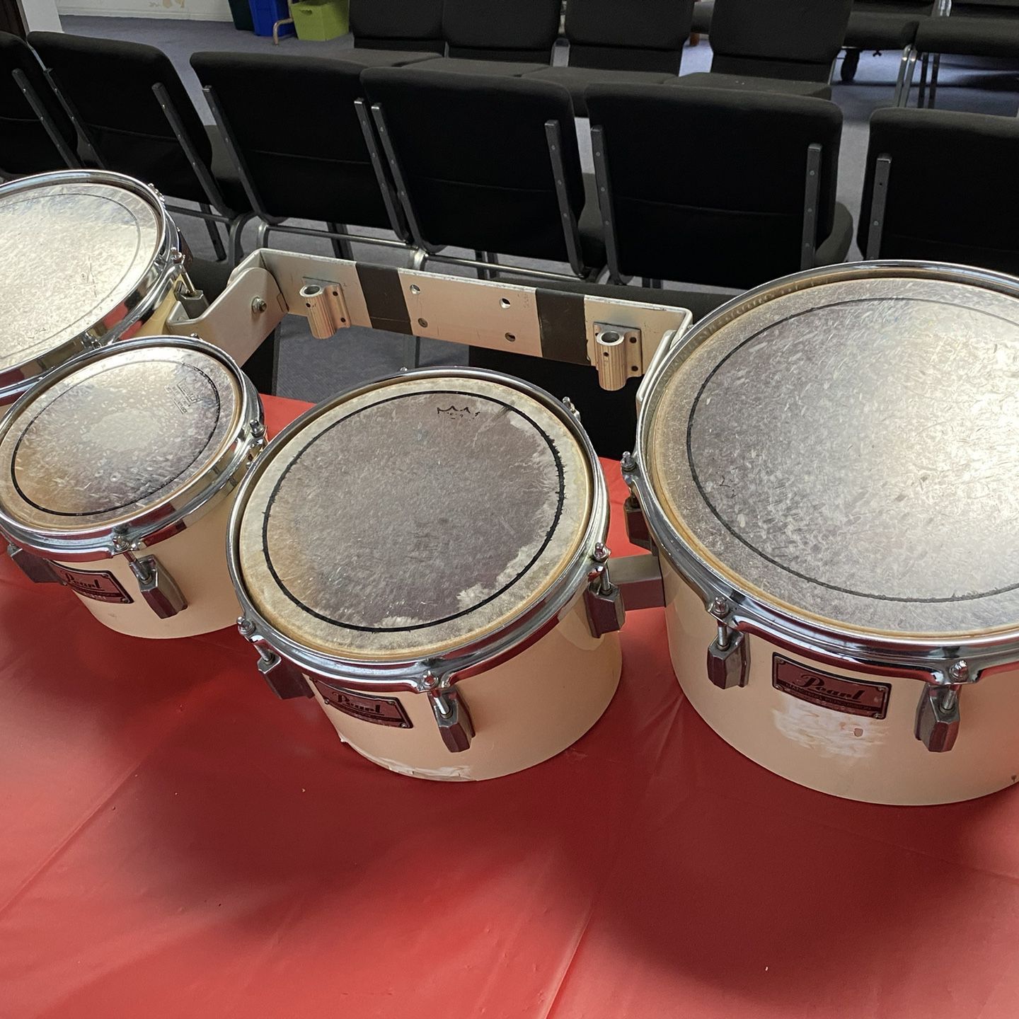 Pearl Marching Tenors Quad Drums