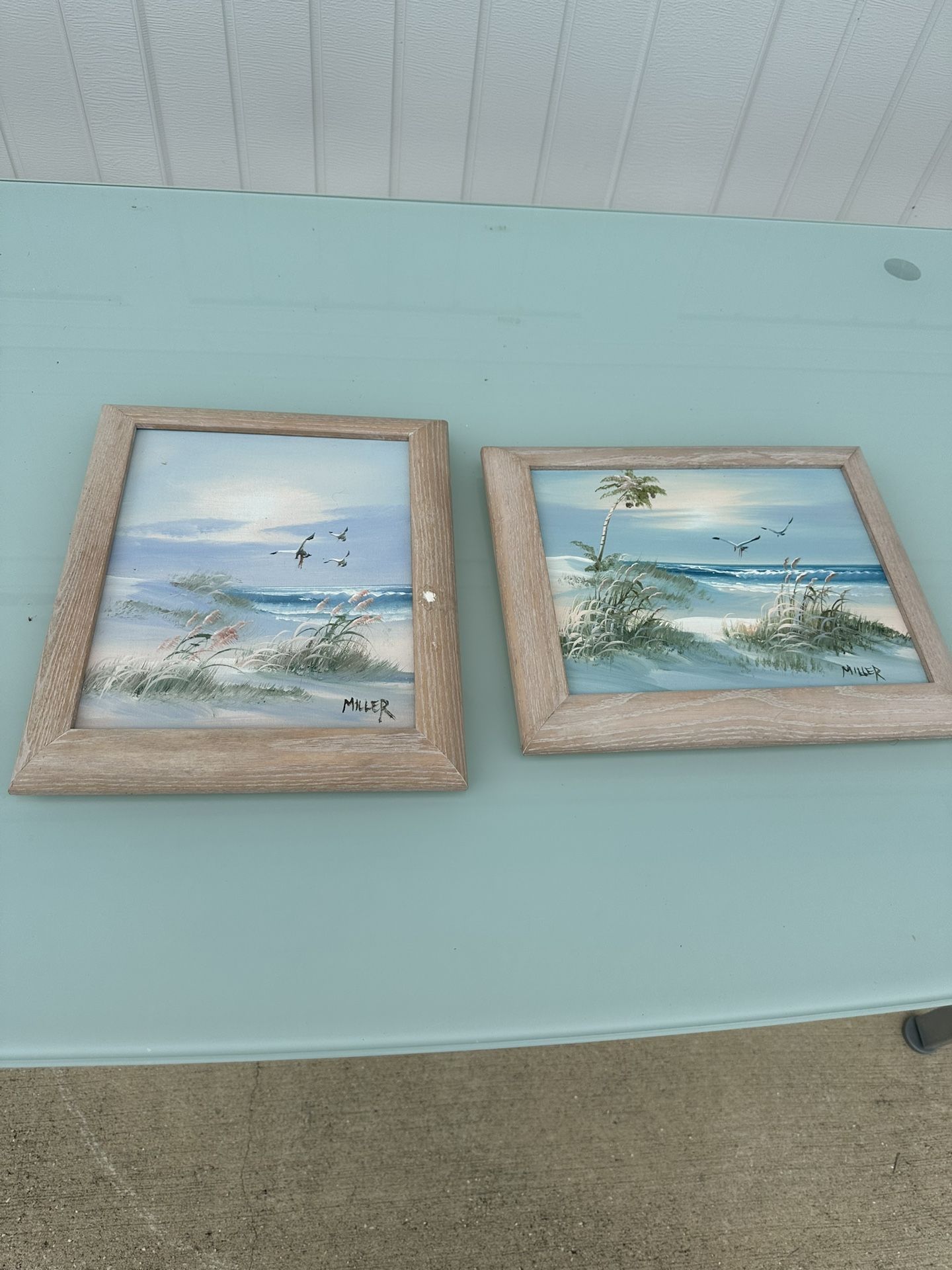2 Beach Pictures Frames