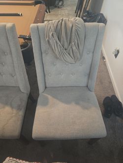 Four Grey Chairs