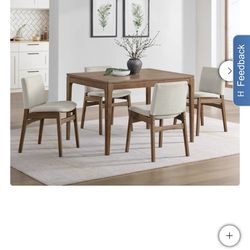 Stella Dining Table and 4 Chairs