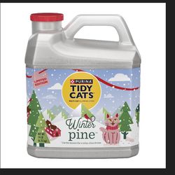 Purina Tidy Cats Winter Pine Holiday Scent Clumping Low Dust Scoop Cat & Kitty Litter - 14lbs. —3 Gallons For $25