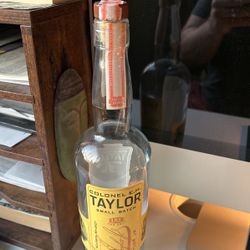 Eh Taylor Bourbon Bottle**empty