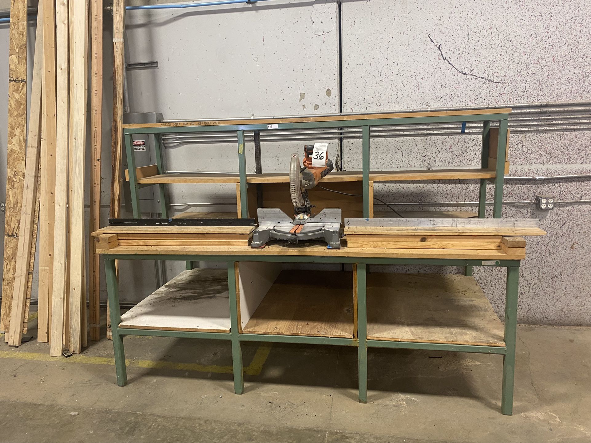 Free 8’ X 4’ X 6’7” Miter Saw Table