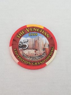 Venetian $5 Chip - Grand Opening 1999