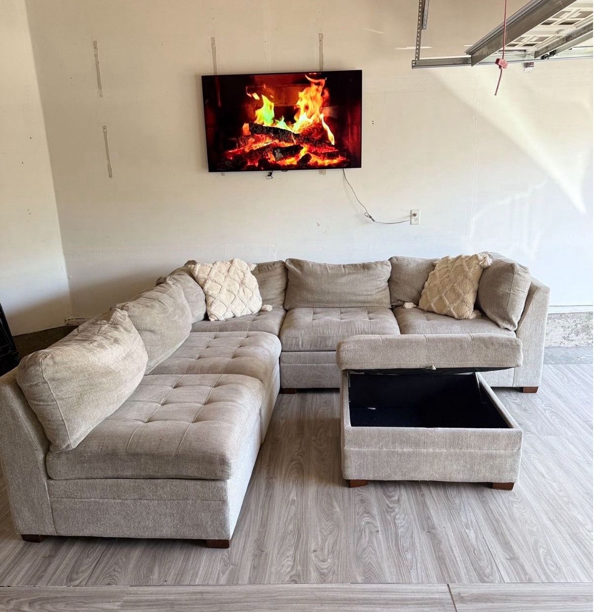 •Free Delivery• Gray Modular Sectional Couch 🛋️