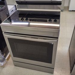 SAMSUNG STAINLESS STEEL STOVE WITH AIR FRYER 4 