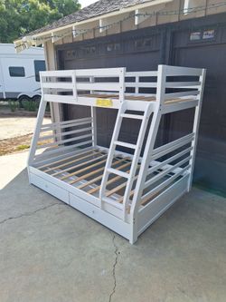Full twin size bunk Bed