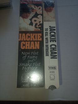 Jackie Chan VHS  Sealed Duo Bundle
