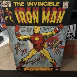 Iron Man Canvas 24 X 36 