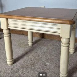 Solid Wood End Table