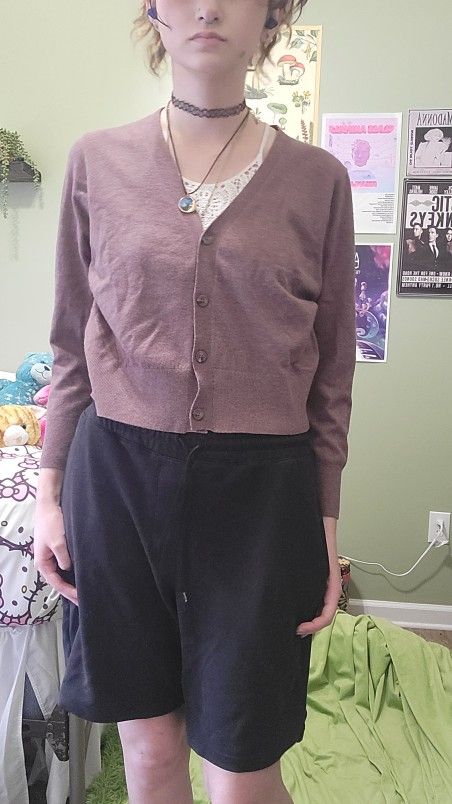 A New Day Medium Brown Sweater