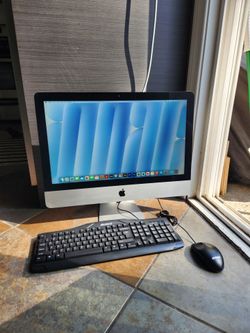 21 in imac i5 8gb ram 128gb ssd +1tb HD ,mac os Sequoia, Final Cut,Logic, ms Office Best Offer