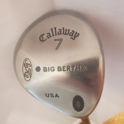 Right Handed Callaway Big Bertha War Bird 7 Wood golf club Vulcan Graphite  Shaft