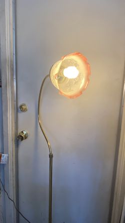 Antique Floral Coquette Lamp