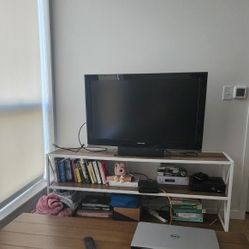  BAMBO WHITE WIDE TV STAND /SHELF