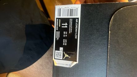 Red and black Jordans