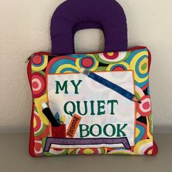 “My Quiet Book” Baby/Toddler Fabric Interactive Activity 