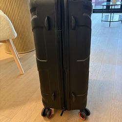 Large black suitcase