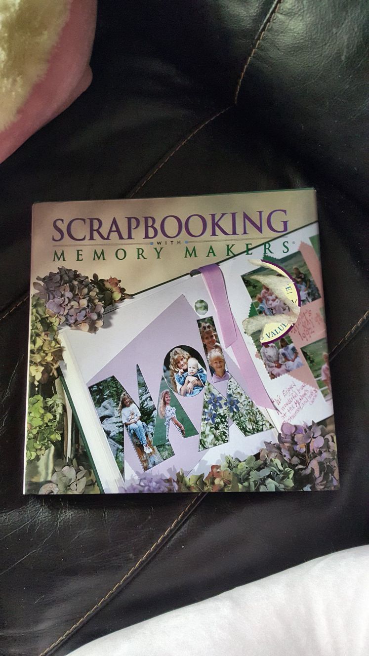 Hard cover scrapbooking book memory makers book. 10" square. Great condition.
