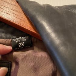 Genuine Leather Jacket-2X