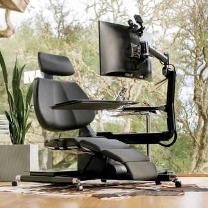 Altwork Station Sit, Stand, Recline Smart Desk And Chair