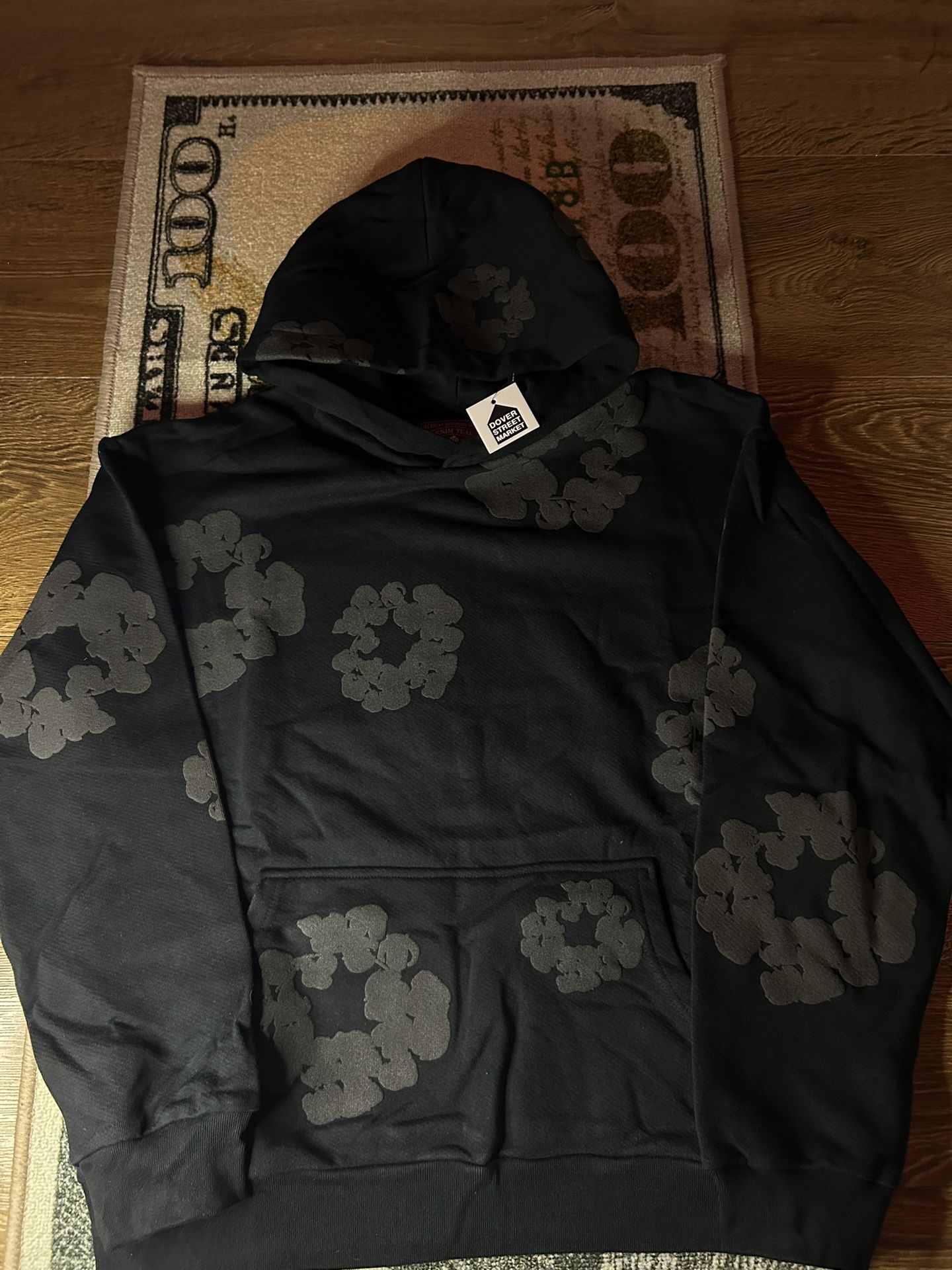 Mono Black Denim Tears Hoodie