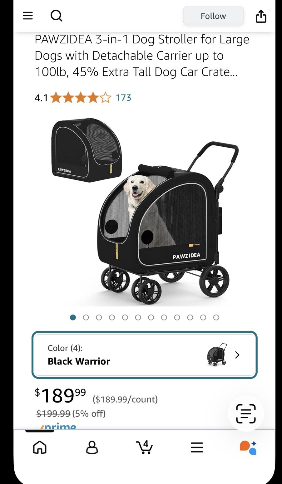 Medium Stroller For Dogs