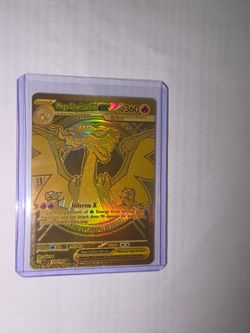 Gold Mega Charizard X ex #130 NM