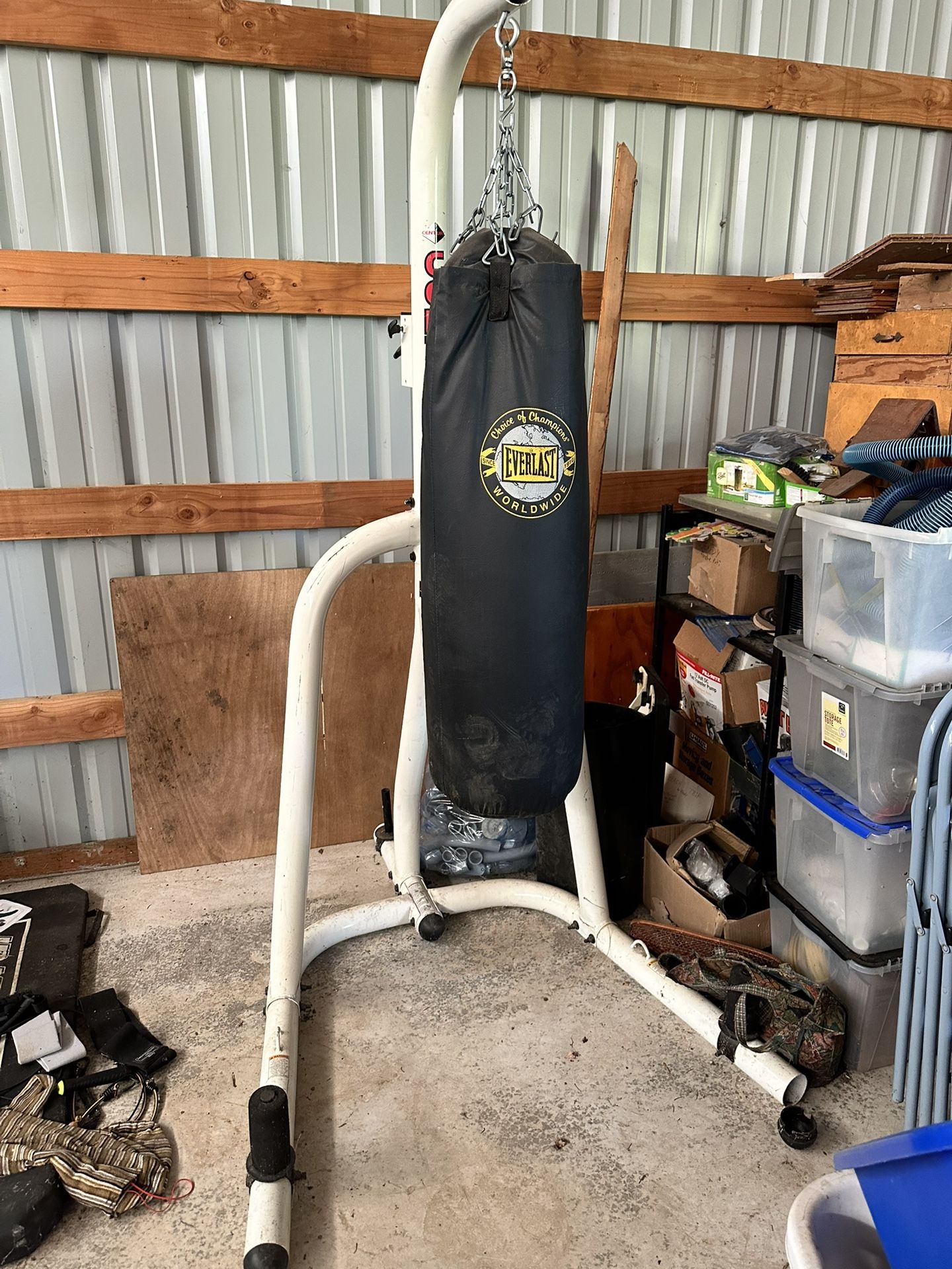 Everlast Heavy Bag with Century Stand