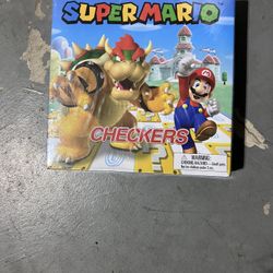 Super Mario Checkers& Tic-Tac-Toe Game Set