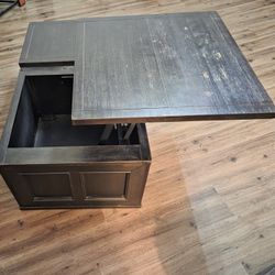 Distressed Charcoal Grey Coffee Table 