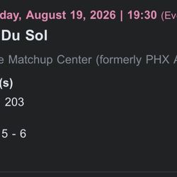 Rufus Du Sol tickets (2)