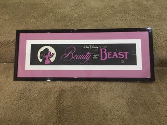 Beauty and the Beast official movie sign