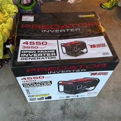 New 4550 Predator Inverter Generator 