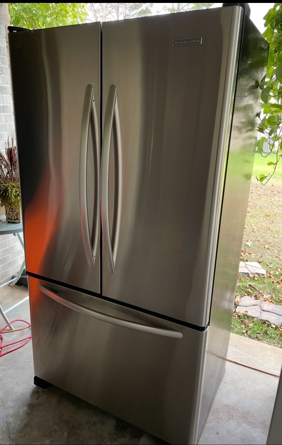 Stainless Steel Three Door Fridge