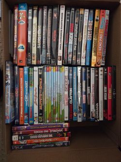 90+ DVDs, many genres and kids movies too