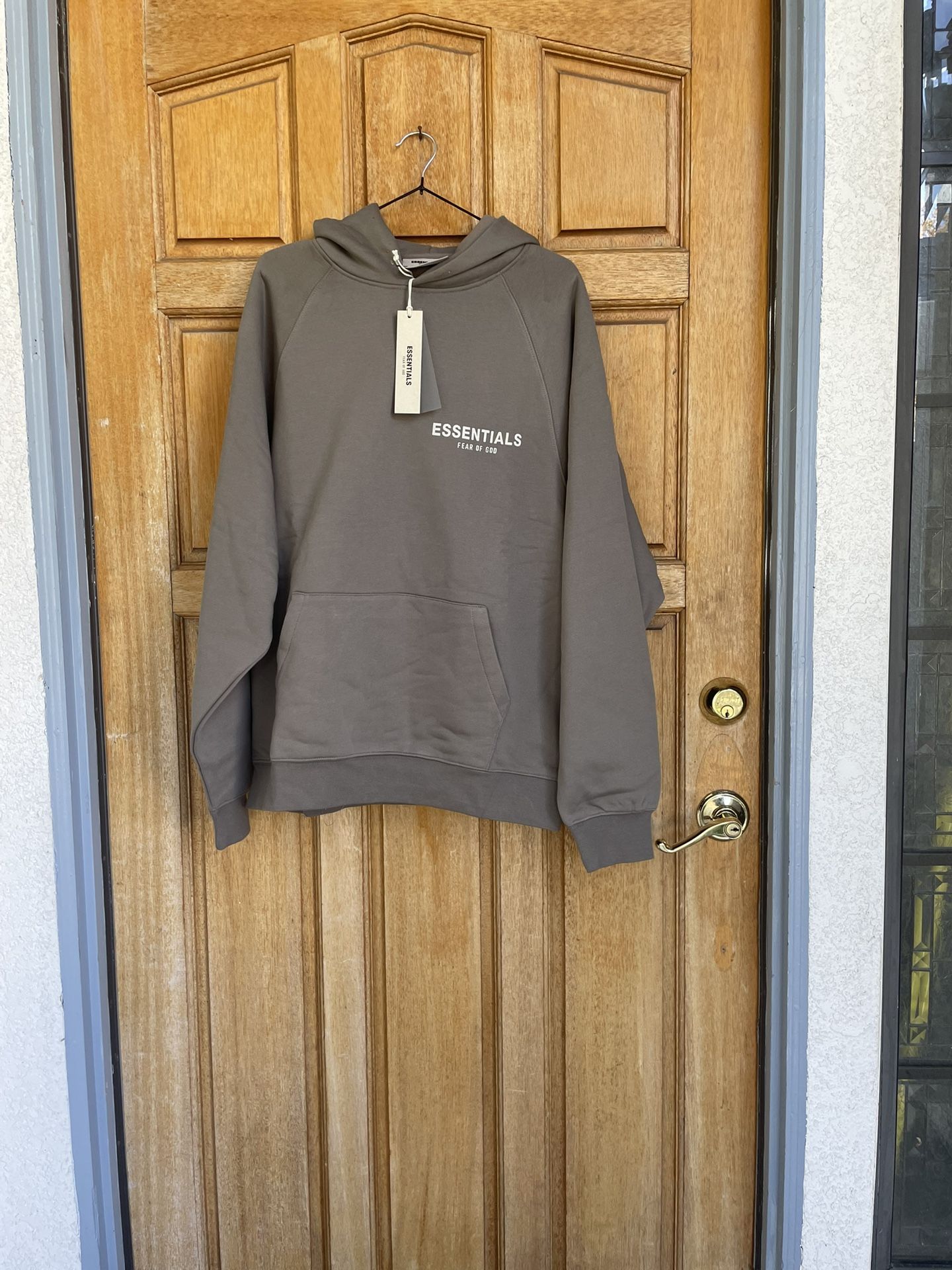 FEAR OF GOD ESSENTIALS FOG Hoodie 'Harvest/Wood' M - 100% AUTHENTIC 80/20