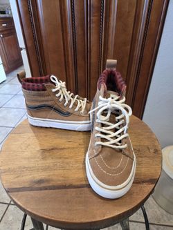 Vans Sk8-HI MTE Suede Tan High Top Sneakers