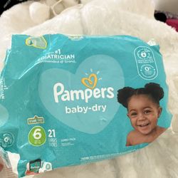 Pampers Size 6 