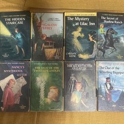 Vintage Nancy Drew Mystery Collection – 12 Hardcover Books