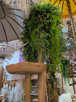 Large wooden tree shelf