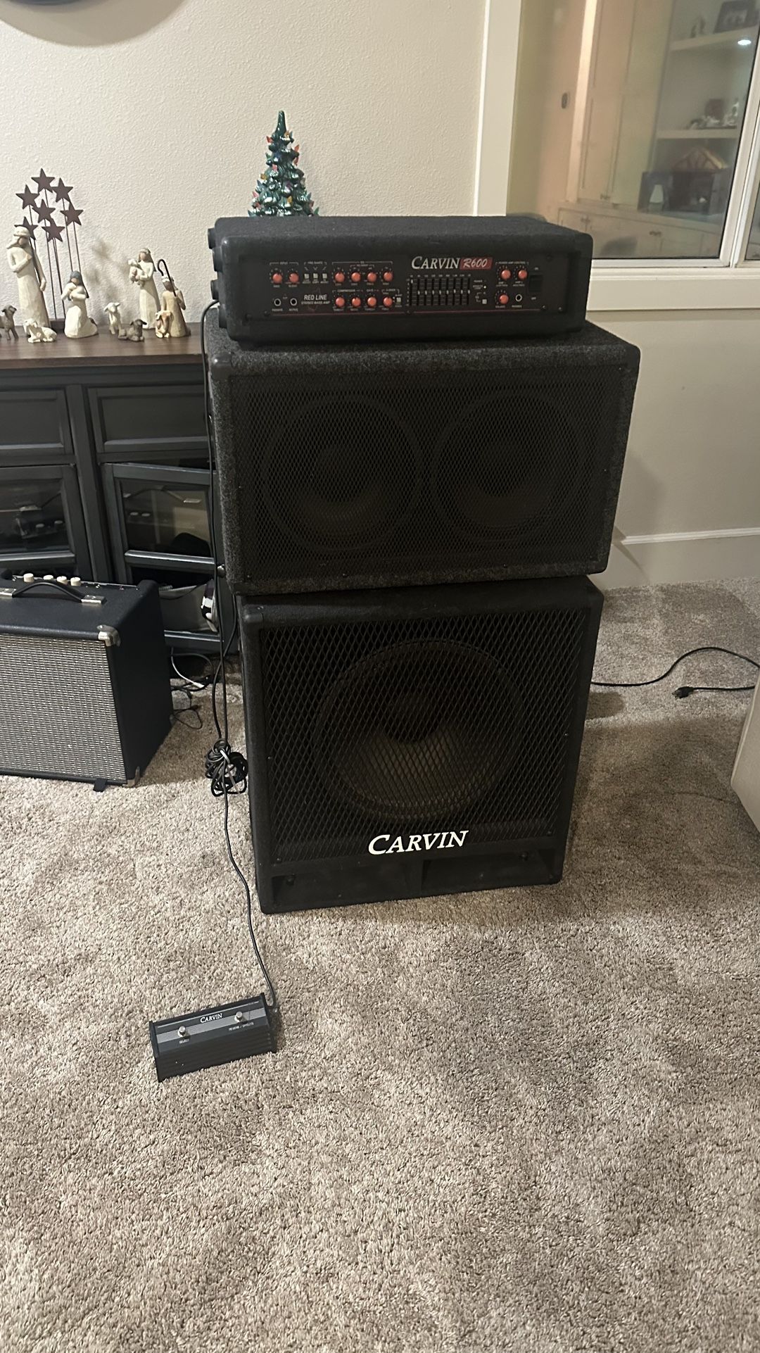 600 watt carvin bass amp stack
