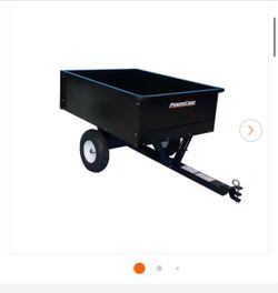 BRAND NEW IN BOX Powercare 10 cu. ft. Lawn Mower Dump Cart with Wheels