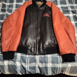 2X Varsity Genuine Leather Harley-Davidson Jacket