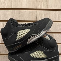 Jordan 5 Metallic Black 10.5M 