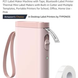 P21 Label Maker Machine With Tape
