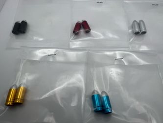 Sunlite Alloy Presta Bullet Tip Valve Caps Set of 5
