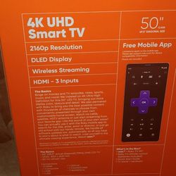 Onn 4k Smart TV With ROKU built In